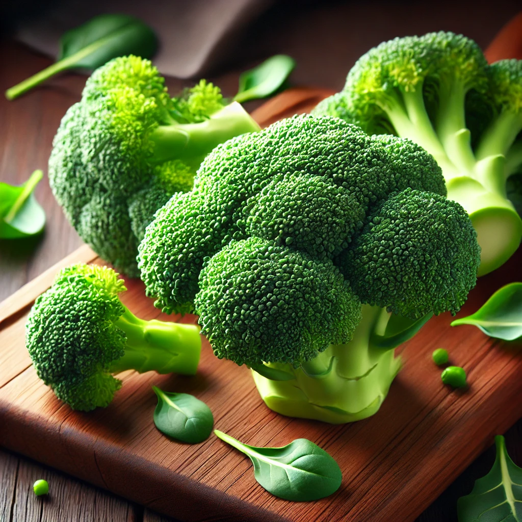 Fresh broccoli florets – Full of folate and antioxidants, reducing brain inflammation and boosting serotonin.
